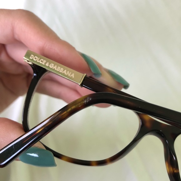D&G Tortoise Shell Eyeglass Frames - Picture 2 of 8